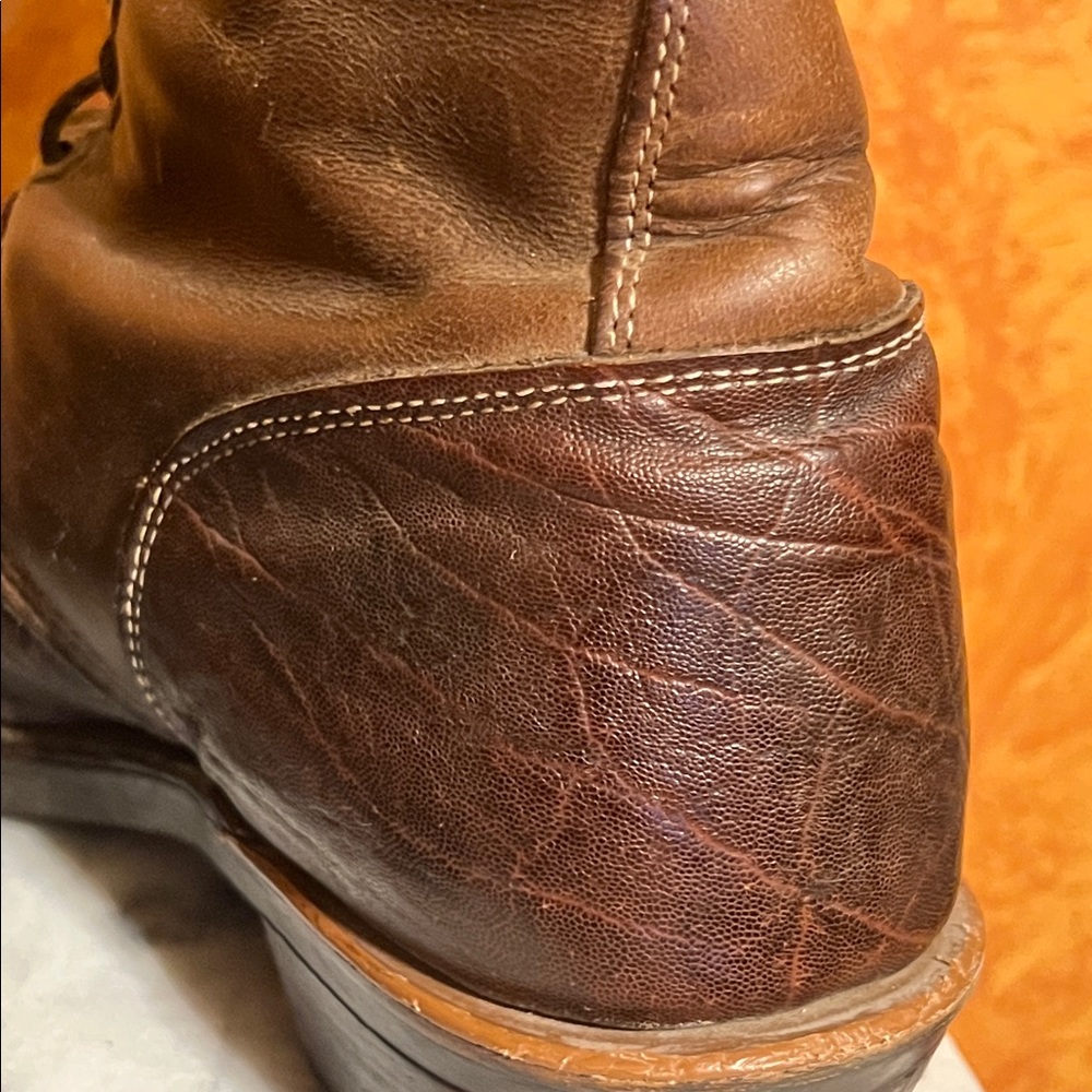 Chippewa Dark Brown Lace-Up Leather Work Boots - Picture 7 of 16